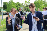 Девятиклассники сдали четыре предмета по выбору (фото)