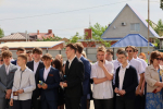 Девятиклассники сдали четыре предмета по выбору (фото)