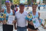 Воспитанницы выселковской спортшколы победили в чемпионате по пляжному волейболу детской лиги Краснодара